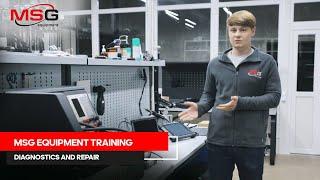 MSG Equipment training courses on car diagnostics and repair