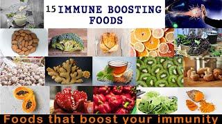 Top 15 foods that boost your Immunity I Immune booster foods I Top 15 foods that boost Immune system