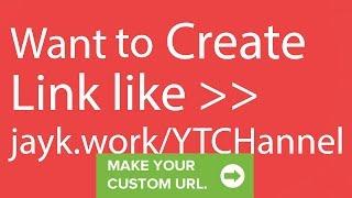 How to create your own branded Custom URL for Free
