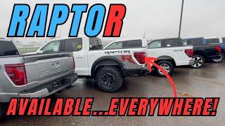 2024 Ford F-150 Raptor inventory updates | Raptor R sitting on lots