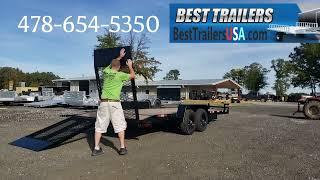 Check out this Down 2 Earth Trailers equipment trailer. With wide HD ramp upgrade.  478-654-5350