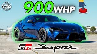 INSANE 900HP Fully Built A90 MKV Toyota Supra with Parachute - HDWerks