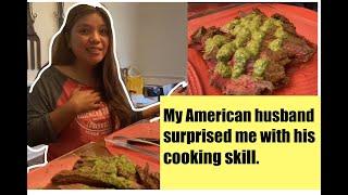 American Husband's Turn to Cook for his Filipina Wife Episode 1