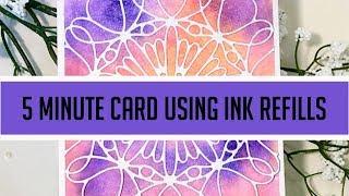 5 minute card using Ink Refills: Catherine Pooler Welcome Home Release Video Hop