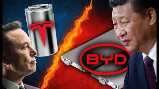 Tesla ohne Chance? Neue Akku-Studie zu BYD vs. Tesla