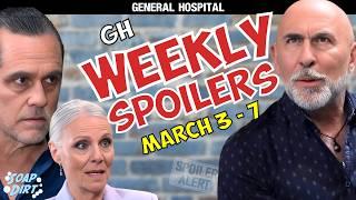 General Hospital Weekly Spoilers March 3-7: Sonny vs Tracy and Sidwell Scrambles #gh