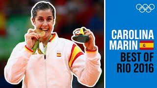 BEST rallies from Carolina Marin at Rio 2016 !