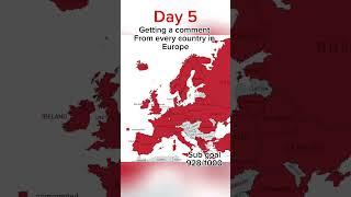 Day 5 - comment from every country in #Europe #geography #map #geographychannel #youtubeshorts