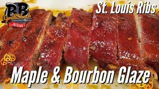 Smoked Maple Bourbon St. Louis Ribs | Traeger Pellet Smoker