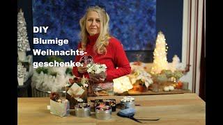 #diezürcherin #diy blumige Weihnachtsgeschenke #floraldesign #floristik #deutsch