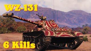 World of tanks WZ-131 - 2,8 K Damage 6 Kills, wot replays