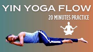 Yin Yoga Flow | 20 Minutes Practice for Beginners | YOGA WITH AMIT