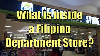 What Is Inside a Filipino Department Store? 4K