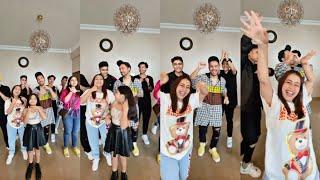 Neha Kakkar with family, Hubby, Riyaz and Rohit️ Number Likh song with Full masti