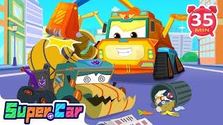 Excavator Cartoons & MORE | The Jobless Garbage Truck | Cars Cartoons | Kids Cartoons & Kids Songs