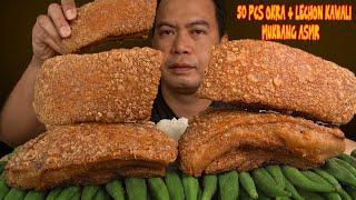 50 PCS OKRA + LECHON KAWALI + MUKBANG ASMR