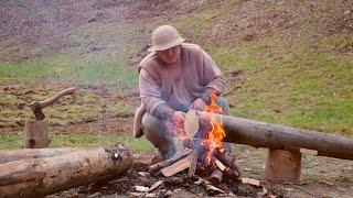 Village Life in the Forest. Expansion of Farming in the style of Bushcraft. DIY