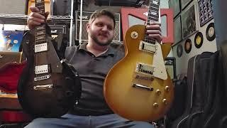 Gibson Les Paul Custom vs standard vs classic vs studio vs tribute.