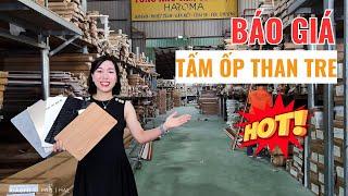 Báo giá tấm ốp than tre bao tiền 1m2? | Giá tấm ốp đa năng sợi than tre mới nhất | Haroma