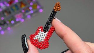 Beaded guitar. Step-by-step tutorial 