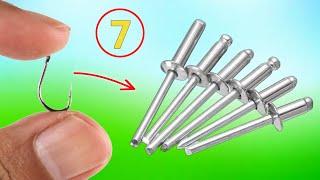 7 Hacks you can do yourself with Rivets for Fishing !!!