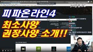 피파온라인4 최소사양/권장사양 확인!! 생각보다 사양낮은데~ Good!!  피파3열이형