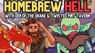 We Kidnap Drake and Review Horrible D&D House Rules (feat. @DenoftheDrake and @twistedpinttavern)