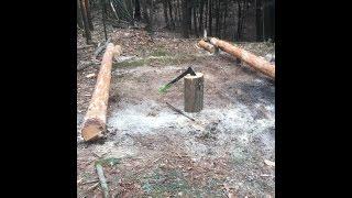 Trapper Cabin Part #2  (Foundation and Base Logs Set)