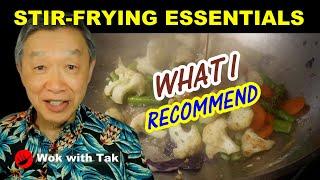 My recommendation of essential equipment you will need for stir-frying