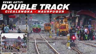 RESMI AKTIF JALUR DOUBLE TRACK CICALENGKA - HAURPUGUR  •  Switch Over Stasiun Cicalengka