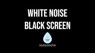 White Noise Black Screen | Sleep, Study, Focus | 10 Hours