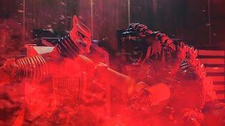 Godzilla ultima vs jet jaguar stop motion (REMAKE)