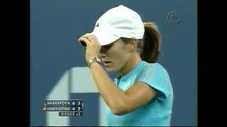 2006 US Open FR Maria Sharapova vs Justine Henin-Hardenne Part 2 of 2