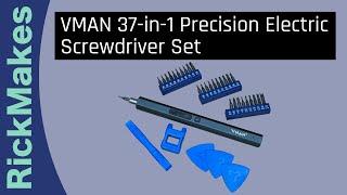 VMAN 37-in-1 Precision Electric Screwdriver Set