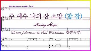 【합창】주 예수 나의 산 소망(레위지파) / Living Hope Brian Johnson & Phil Wickham 파트연습.