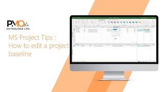 MS Project How to edit a project baseline