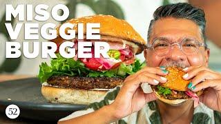 The “Meatiest” Miso Veggie Burger | Sweet Heat with Rick Martinez