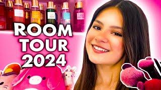 ROOM TOUR 2024 D’ELINA | Chambre aesthetic, Makeup, Parfums, Peluches…