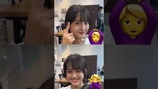 毛流れの作り方‍️‍️#ヘアアレンジ #顔まわりカット #前髪カット #レイヤーカット #美容室 #ショート #かわいい #ミスコン