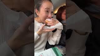 taking the train to Seoul~ #koreavlog #shorts #koreanfood