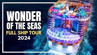 Wonder of the Seas Full Walkthrough Ship Tour in 4K, No Commentary!