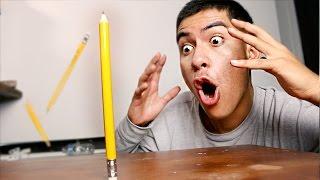 IMPOSSIBLE PENCIL FLIP TRICK SHOTS!