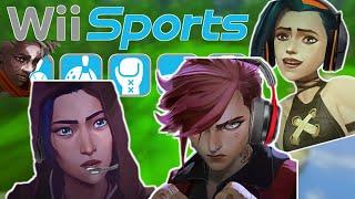 Jinx, Vi & Caitlyn Play Wii Sports Golf