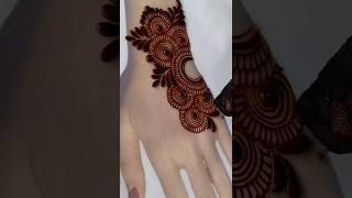 Stylish Rakhi Special floral Mehndi Design #youtubeshorts#shorts #viral #mehndidesign#trending#short