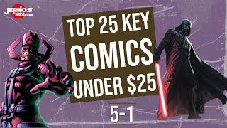 Top 25 Key Comics to Invest in for Under $25! (5-1 Countdown)