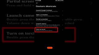 double tap power button torch on