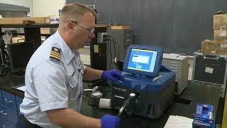 Coast Guard drug detection demonstration