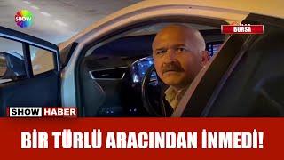 Polisin alkollü sürücüyle imtihanı!