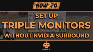 How to set up Triple Monitors in iRacing