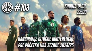 1 na 1 No.103 | RANGIRANJE ISTOČNE KONFERENCIJE PRE POČETKA NBA 2024/2025 SEZONE!